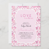 Liefde zit in het Vrijgezellenfeest van de Air Pin Kaart (Voorkant)