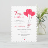 Liefde zit in het Vrijgezellenfeest van de luchtha Kaart (Staand voorkant)