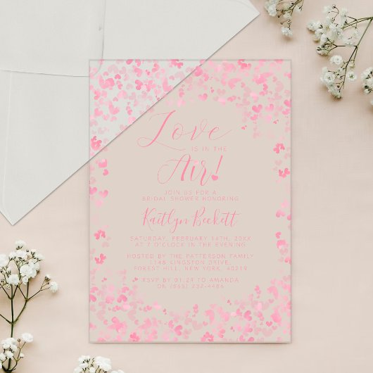 Liefde zit in het Vrijgezellenfeest van de Valenti Acryl Uitnodigingen