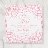 Liefde zit in het Vrijgezellenfeest van de Valenti Bedankjes Labels (Voorkant)