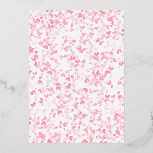 Liefde zit in het Vrijgezellenfeest van de Valenti Folie Uitnodiging (Achterkant)