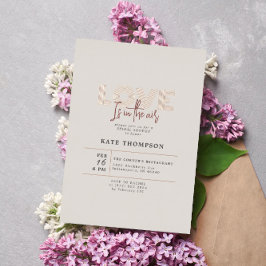 Liefde zit in het Vrijgezellenfeest van de Valenti Folie Uitnodiging