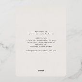 Liefde zit in het Vrijgezellenfeest van de Valenti Folie Uitnodiging (Achterkant)