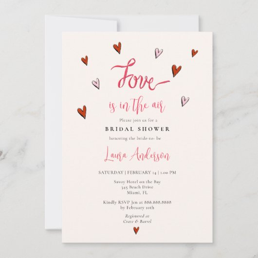 Liefde zit in het Vrijgezellenfeest van de Valenti Kaart (Voorkant)