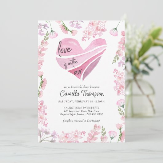 Liefde zit in het Vrijgezellenfeest van het luchth Kaart (Staand voorkant)