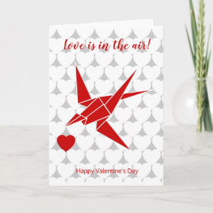 Liefde zit in hun lucht feestdagen kaart