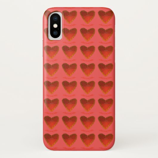Liefde zit in mijn hart Case-Mate iPhone case (Achterkant)