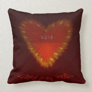 Liefde zit in mijn hart kussen