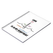 Liefde zit in mijn hartslag ECG ECG Electrocardiog Notitieboek (Linkerzijde)