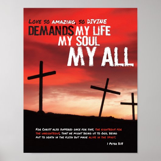 Liefde zo geweldig, goddelijk Poster (Voorkant)