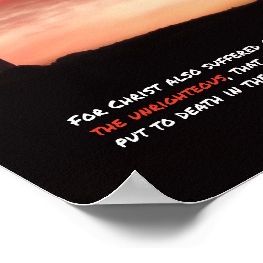 Liefde zo geweldig, goddelijk Poster (Hoek)