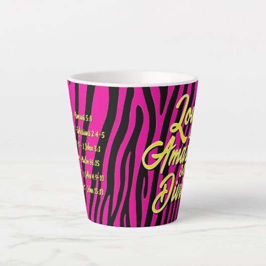 Liefde zo geweldig latte mok (Voorkant)