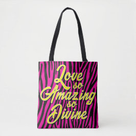 Liefde zo geweldig tote bag