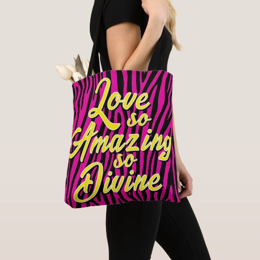 Liefde zo geweldig tote bag (Dichtbij)