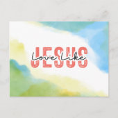 Liefde zoals Jezus Christelijk citaat Bijbelvers Briefkaart (Voorkant)