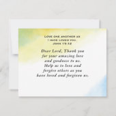 Liefde zoals Jezus Christelijk citaat Bijbelvers K (Achterkant)