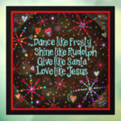 Liefde zoals Jezus! “Inspirivity” Raamsticker (Vel 3)