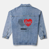 Liefde zoekproces  denim jacket (Achterkant)