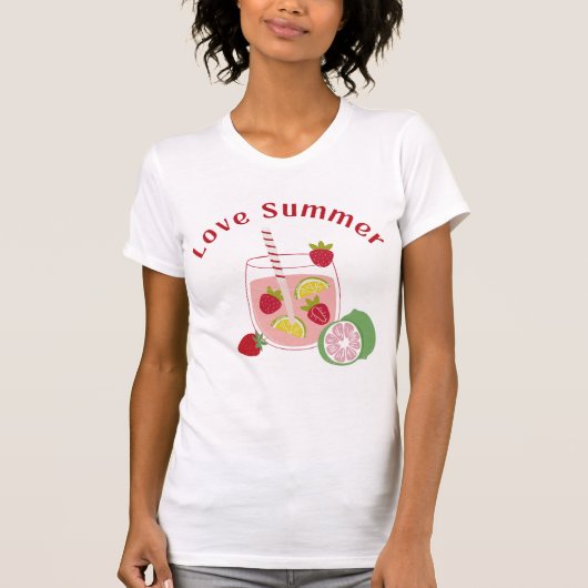 Liefde zomer t-shirt (Voorkant)