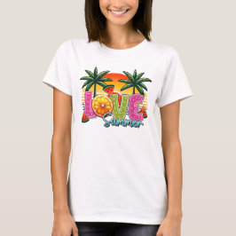 Liefde zomer t-shirt