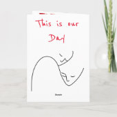 Liefde zonder grenzen - Romantisch Gepersonaliseer Kaart (Achterkant)