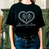 Liefde zonder grenzen T-shirt voor vrouwen
