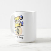 Liefde zonder limiet - Psalm 91:4 Koffiemok (Voorkant links)