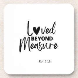 Liefde zonder maat Ef 3:19 Bier Onderzetter