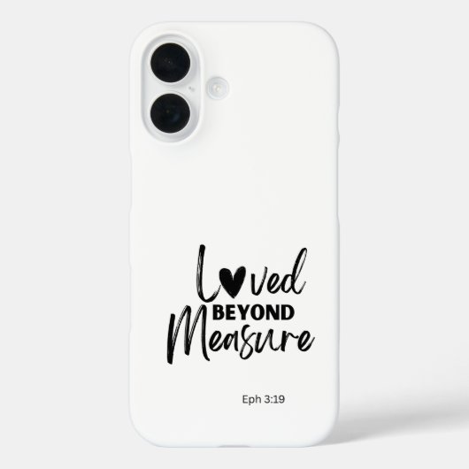 Liefde zonder maat Ef 3:19 Case-Mate iPhone Case (Achterkant)