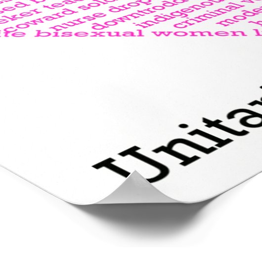 Liefde zonder uitzonderingen Harde Poster (Hoek)