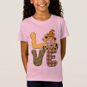 Liefde Zonnebloem Gnome T-shirt