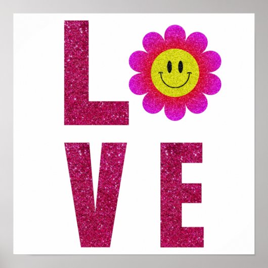 Liefde Zonnebloem Poster (Voorkant)