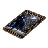 Liefde zoon| Brief aan mijn zoon Voel je nooit all Magneet (Linkerzijde)