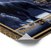 Liefde zoon| Brief aan mijn zoon Voel je nooit all Poster (Hoek)