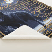 Liefde zoon| Brief aan mijn zoon Voel je nooit all Sherpa Deken (3/4)