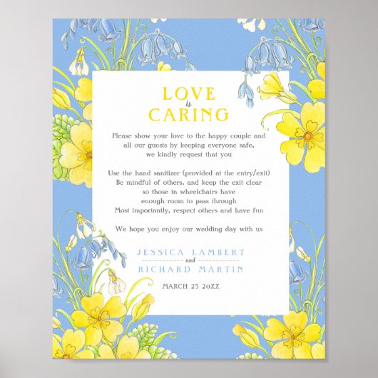 Liefde zorgt voor een blauwe bruiloft. poster (Voorkant)