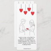 Liefde zorgt voor kaart (Voorkant / Achterkant)