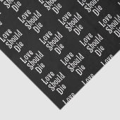 Liefde zou moeten sterven - Weefselpapier Tissuepapier (Detail)