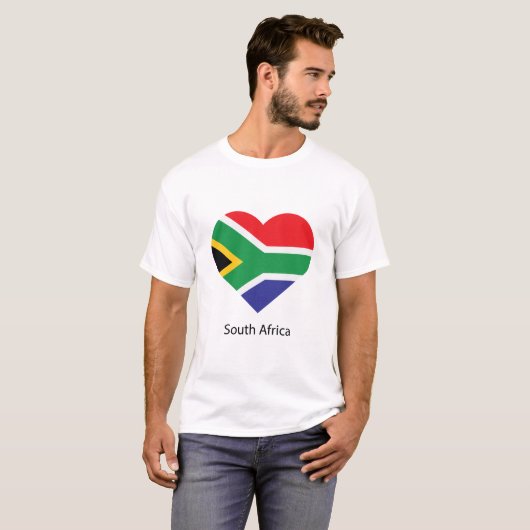 Liefde Zuid-Afrika T-shirt (Voorkant volledig)
