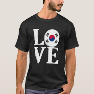 Liefde Zuid-Korea T-shirt