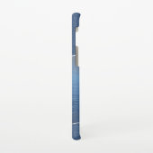 Liefde zwanen blauw Monogram telefoon geval Samsung Galaxy Hoesje (Linkerkant)