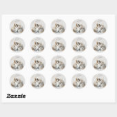 Liefde Zwanen Ronde Sticker (Vel)