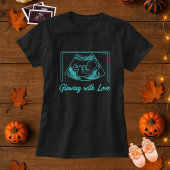 Liefde Zwangerschap Halloween Stralende Zwangersch T-shirt