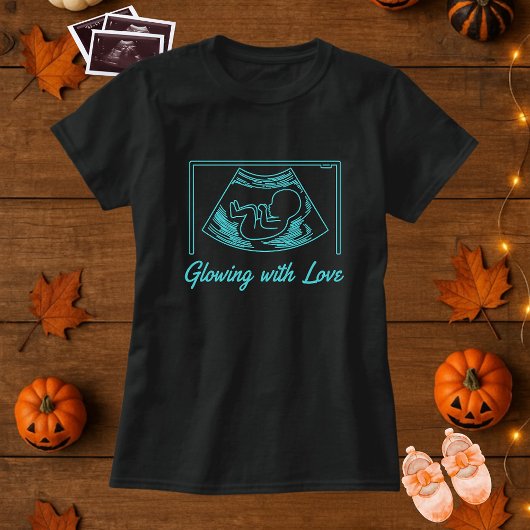Liefde Zwangerschap Halloween Stralende Zwangersch T-shirt