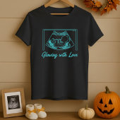 Liefde Zwangerschap Halloween Stralende Zwangersch T-shirt