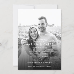 Liefde Zwangerschapsfoto Koppel Baby Shower Kaart