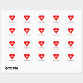 Liefde Zwitserland - Zwitserse hart sticker (Vel)