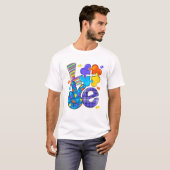 Liefdebrief bewustzijn Schattig T-shirt (Voorkant volledig)