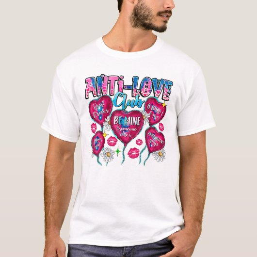 Liefdeclub Grappig Anti T-shirt (Voorkant)