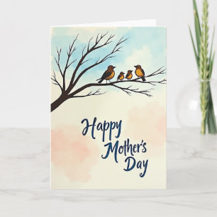 Liefdekaart voor een charmante familie kaart